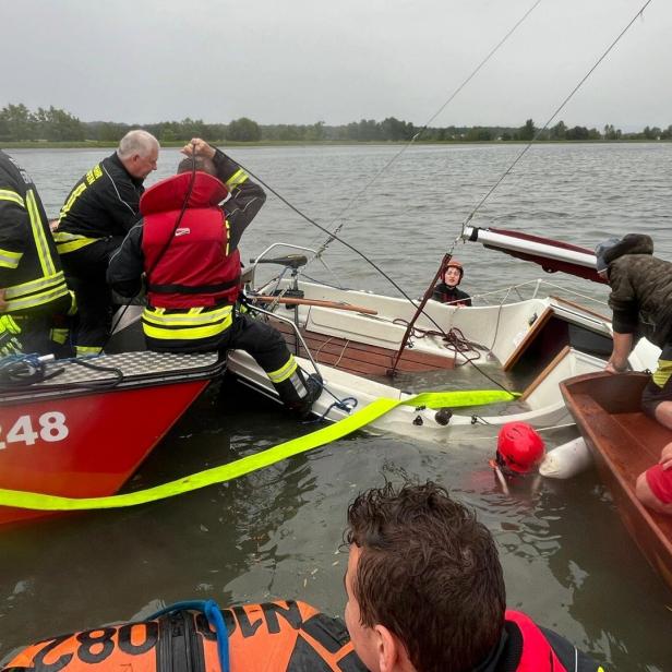Rettungseinsatz am Ennsstausee bei Rubring 