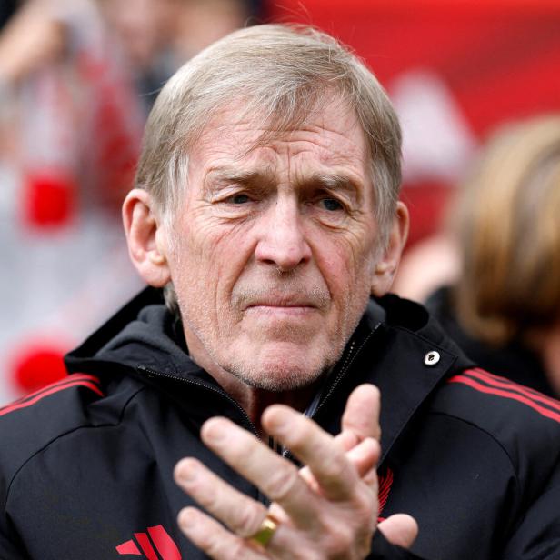  Sir Kenny Dalglish bei einem Spiel von Liverpool