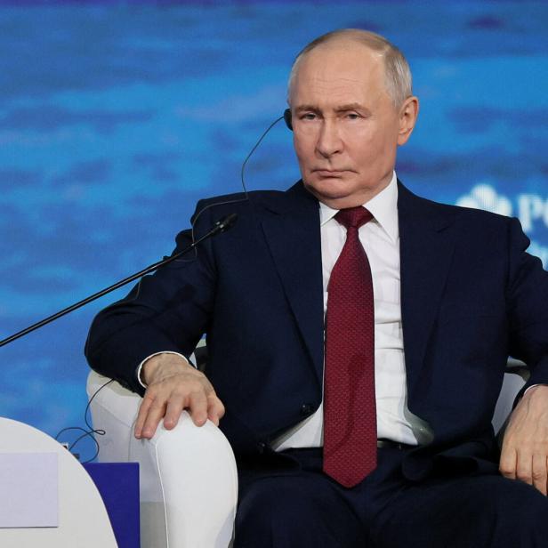 Russia's President Putin attends the St. Petersburg International Economic Forum
