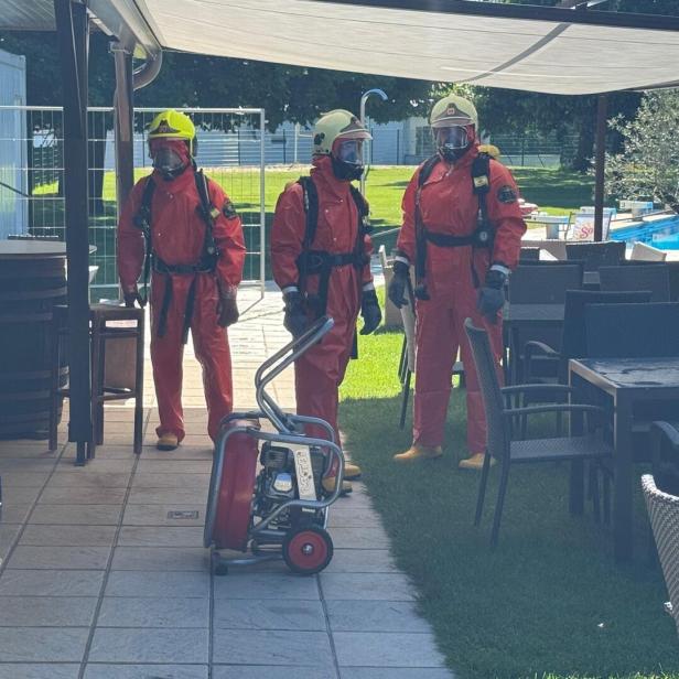 ++ HANDOUT ++ BURGENLAND: CHLORGASAUSTRITT IM SCHWIMMBAD LOIPERSBACH