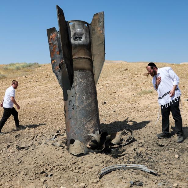 Iranian ballistic missile lands near a Jewish settlement in the Jordan Valley