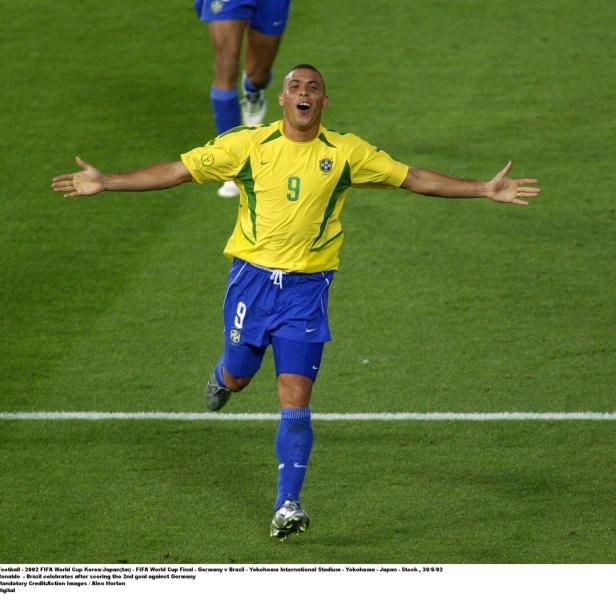 Ronaldo in Hochform und mit der WM-Frisur 2002