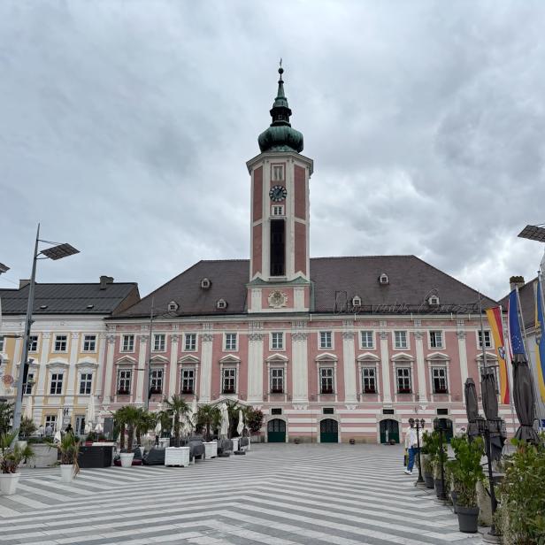 Eine Aufnahme vom St. Pöltner Rathaus.