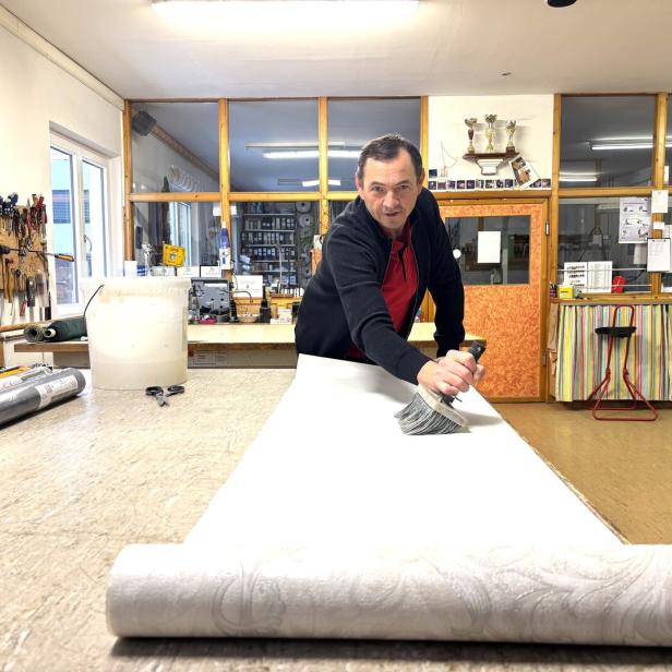 Johann Glanz jun. ist seit 40 Jahren Tapezierer und Dekorateur im Bezirk Neusiedl