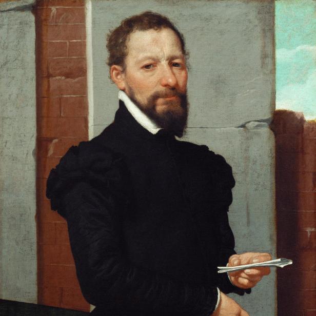 Der Orator Giovan Pietro Maffeis um 1560/1565 | Giovanni Battista Moroni
