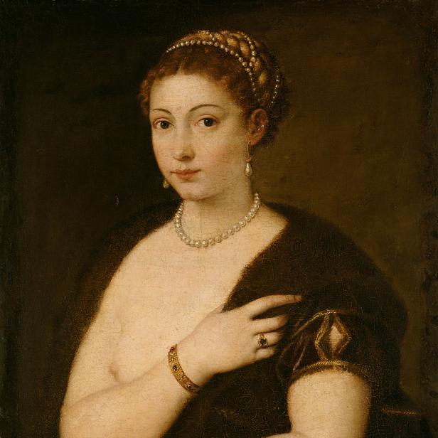 Mädchen im Pelz um 1535 | Tiziano Vecellio, gen. Tizian
