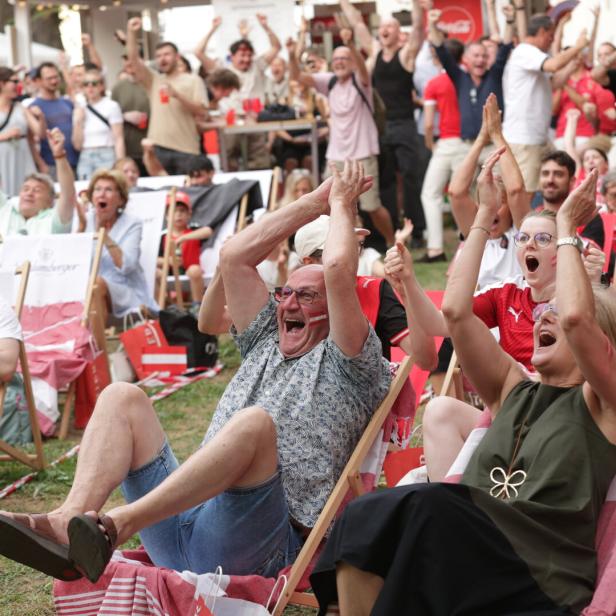 Public Viewing in Wien zur Fußball-WM