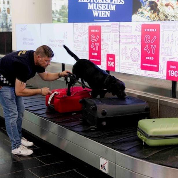 Kontrolle am Flughafen