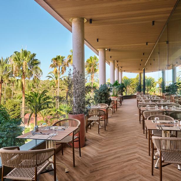 Ausblick beim Essen im  Grupotel Cala Marsal Nature