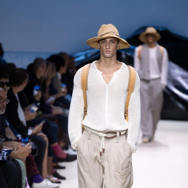 Giorgio Armani Milan Fashion Week Men's Collection Spring Summer 2026