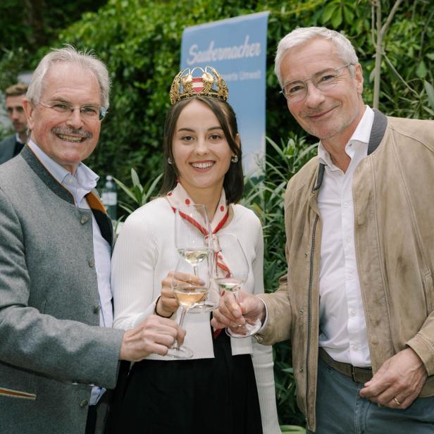 Karl Wilfing, Laura Hummel und Rainer Pariasek