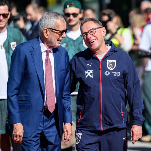 FUSSBALL: FUSSBALL-WM 2026: VERABSCHIEDUNG ÖFB-NATIONALTEAM: VAN DER BELLEN / RANGNICK