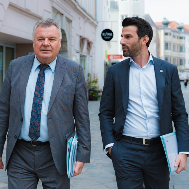 Günther Steinkellner und Udo Landbauer