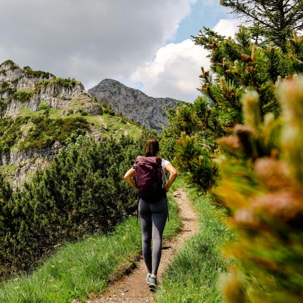 Wanderin am Rauhen Kamm.