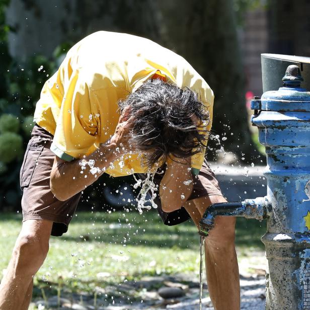 Hot weather in Croatia