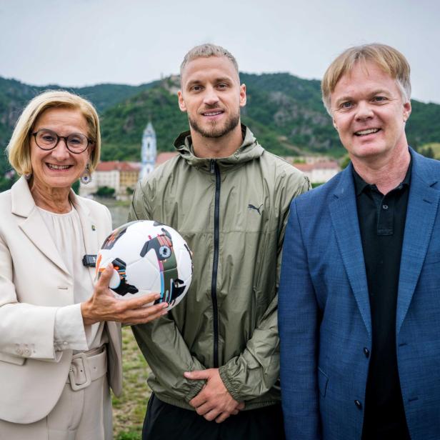Mikl-Leitner, Arnautovic und Duscher