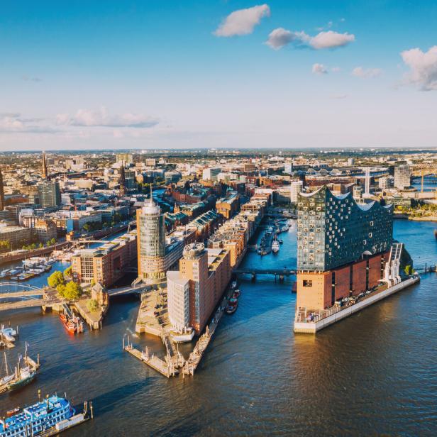 Ein Foto vom Hamburger Hafen
