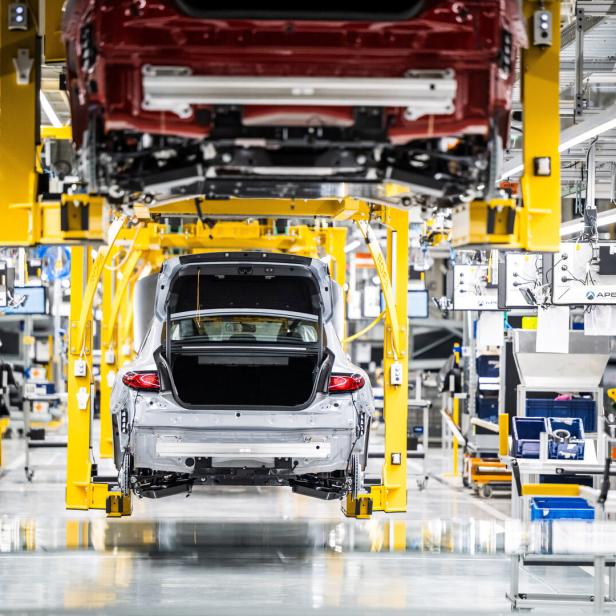 Mercedes Benz plant extension in Kecskemet, Hungary