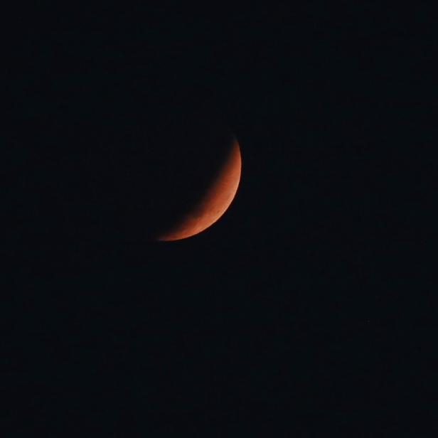 Lunar eclipse in Yangon