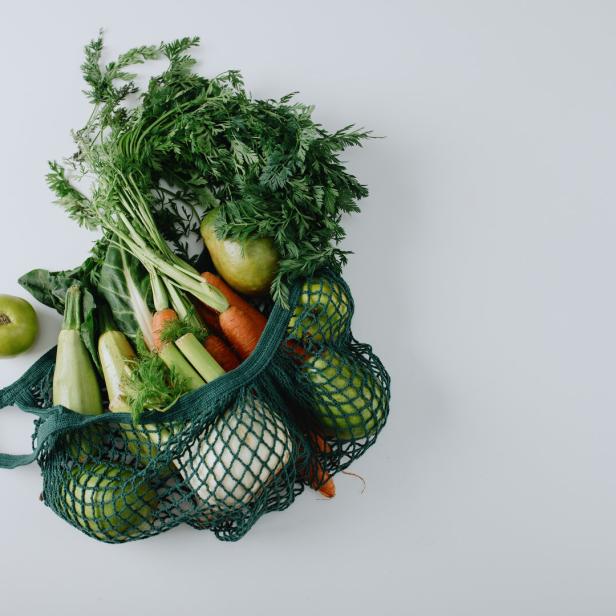 Zero waste shopping concept