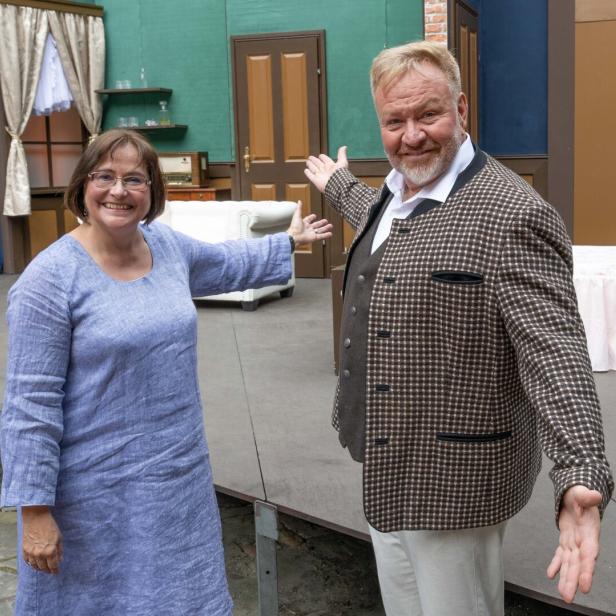 Regisseurin Monika Steiner und Intendant Marcus Strahl