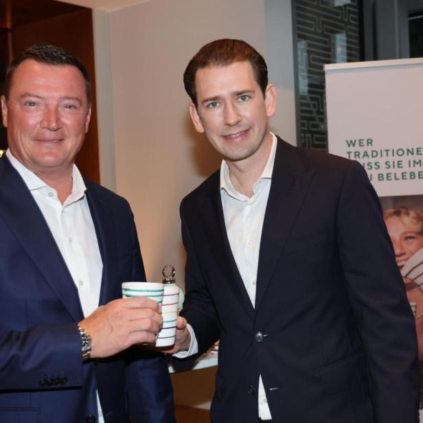Markus Friesacher und Sebastian Kurz