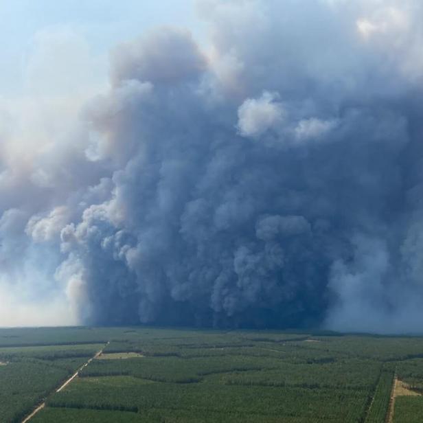 Wildfires rage on Cap Ferret peninsula