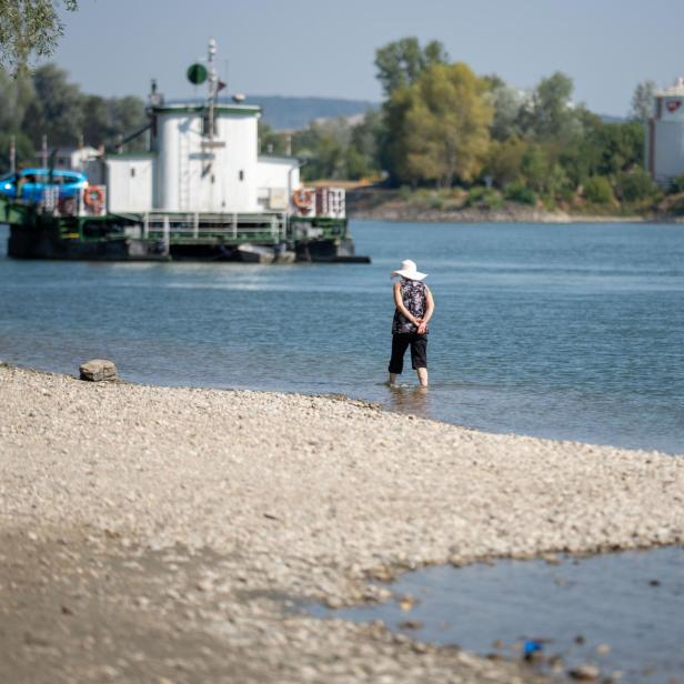 ++ THEMENBILD ++ HITZE / WASSER / ABKÜHLUNG / NIEDRIGWASSER / SCHIFFFAHRT / TROCKENHEIT / WETTER / KLIMA