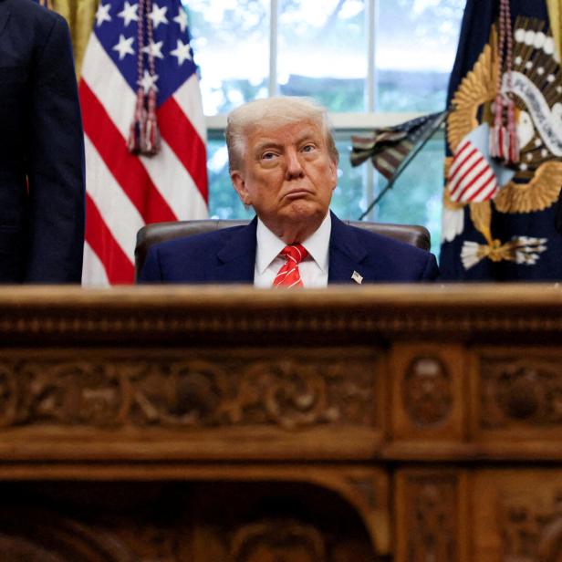 FILE PHOTO: U.S. President Trump announces trade deal with the U.K., at the White House in Washington