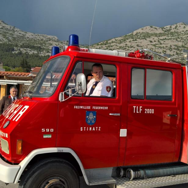 Spende der FF Stinatz an die FF Starigrad-Paklenica