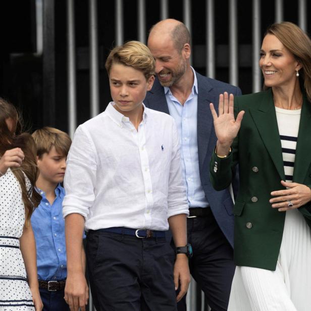 Prinz William und Prinzessin Catherine besuchen mit ihren Kindern George, Charlotte und Louis eine Veranstaltung.