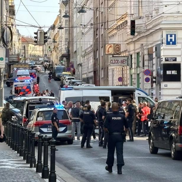 Polizei im Großeinsatz