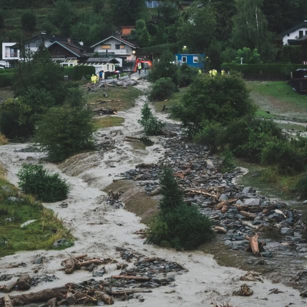 SALZBURG: UNWETTER IM PINZGAU