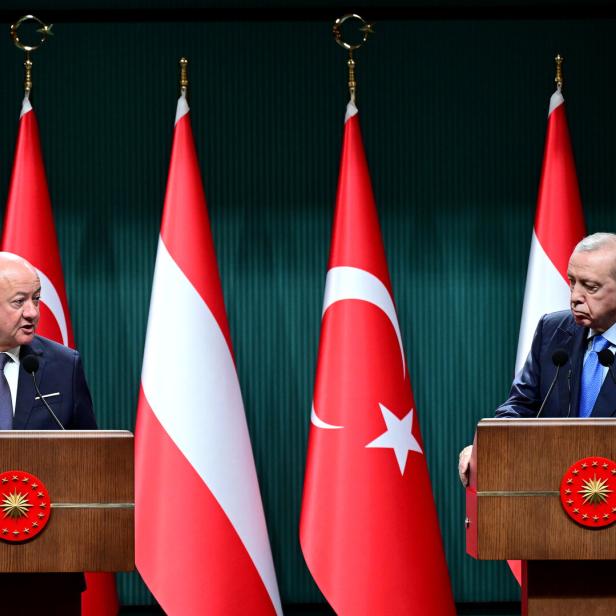 BK STOCKER (ÖVP) IN DER TÜRKEI: PK MIT ERDOGAN
