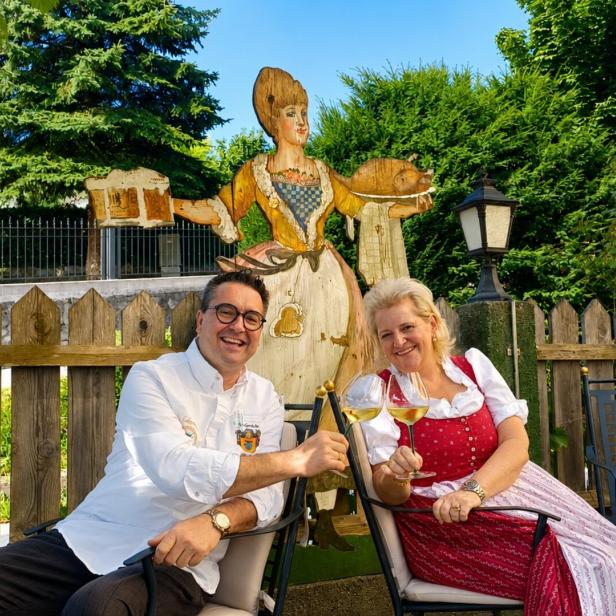 Ein perfektes Team: Spitzenkoch Harald Huber und seine Frau Andrea, eine Durch-und-durch-Gastgeberin. 