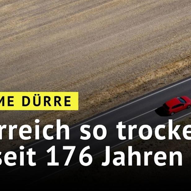 Extreme Dürre: Österreich so trocken wie seit 176 Jahren nicht