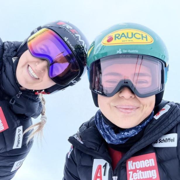 Nina Ortlieb und Julia Scheib beim Training in Südamerika
