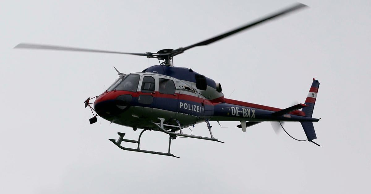 Hubschraubereinsatz-Libelle-Bravo-stellt-Verd-chtigen-in-Hecke
