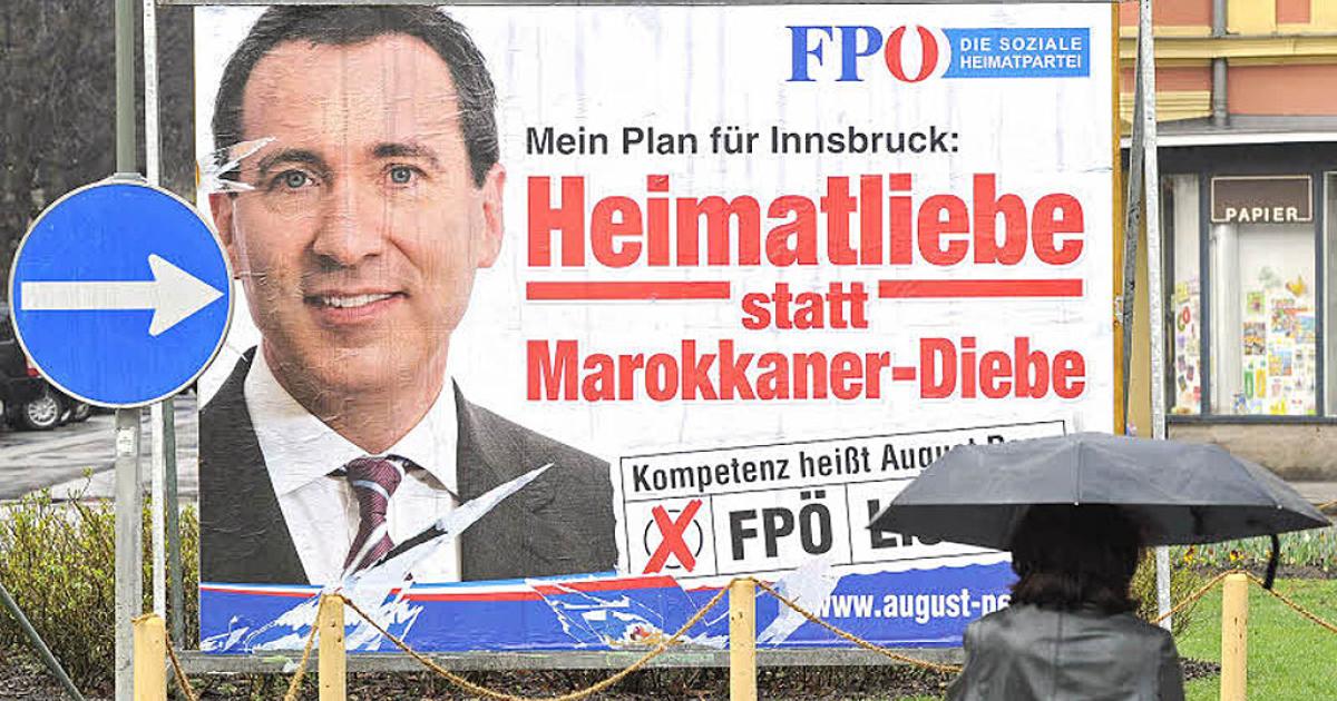 Fpo Uberklebt Die Hetzplakate Kurier At