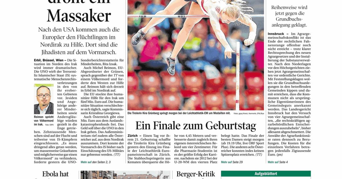 Tiroler tageszeitung partnersuche