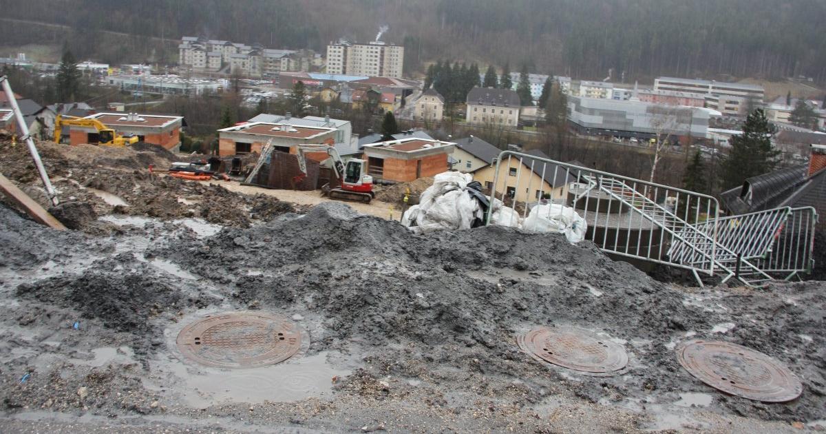 Hangrutschung bedrohte Wohnbauprojekt