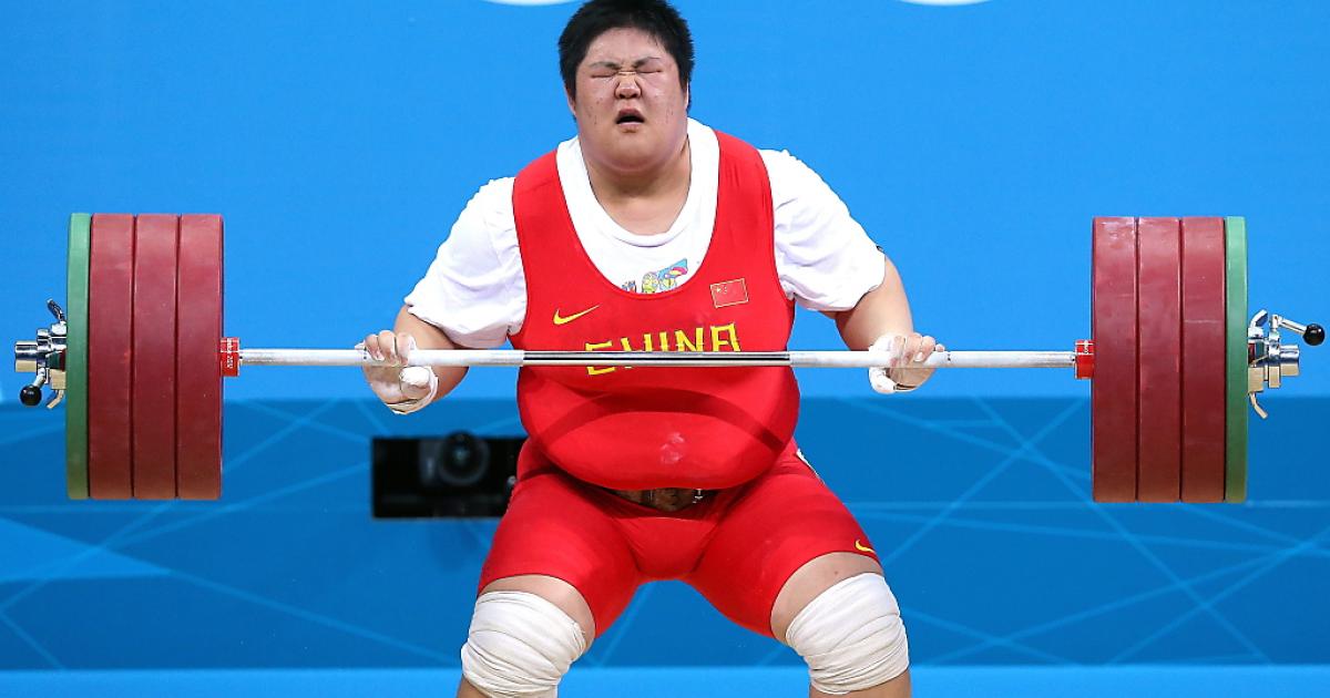 Gewichtheberin Zhou Lulu stärkste Frau der Welt.