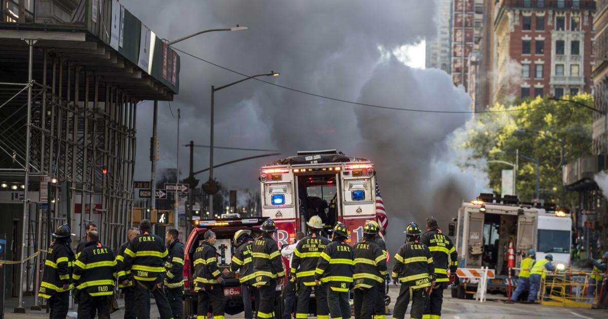 Heftige Explosion am Flatiron Building in New York