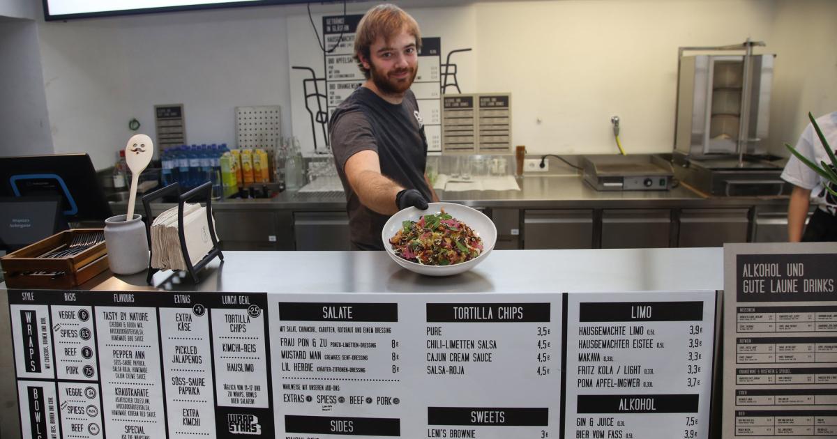 Neues Restaurant Wrapstars sind jetzt sesshaft