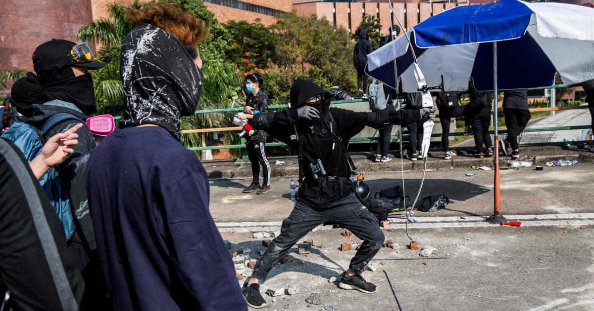 Proteste in Hongkong: Mann von Stein erschlagen - kurier.at
