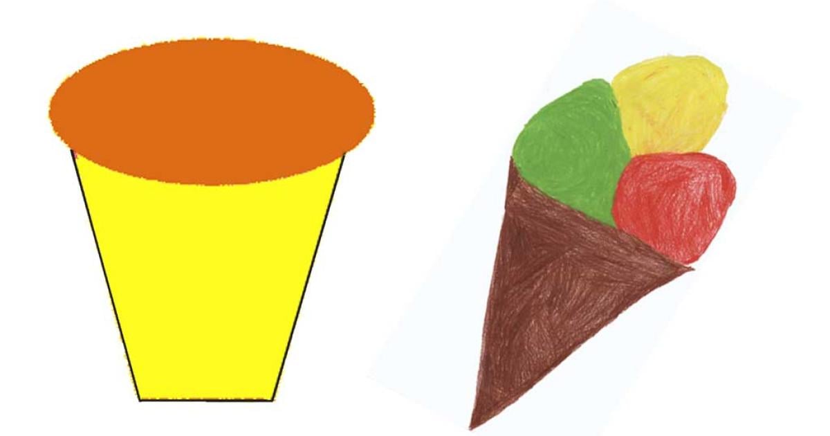 Muffin in drei Minuten und ein Riesen-Eis Muffin in drei Minuten und ein Riesen-Eis