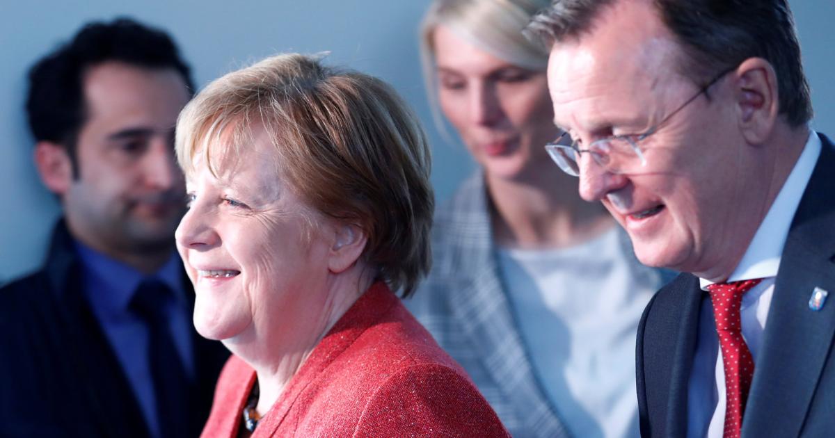 Thüringen Merkel Macht Sich Für Den Kandidaten Der Linken Stark