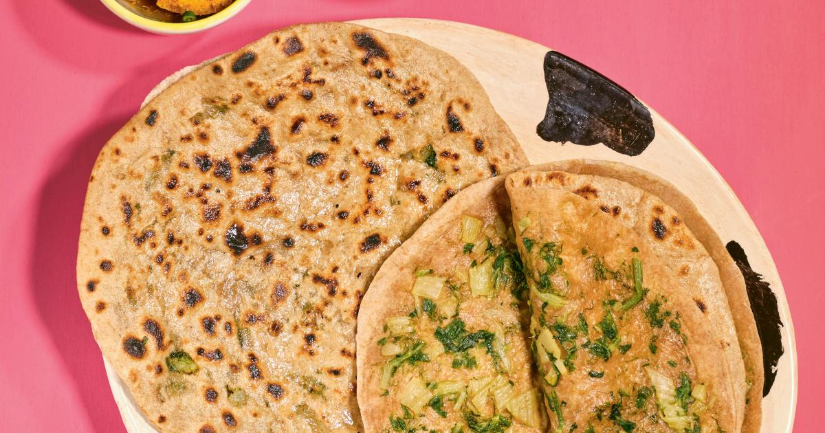 Adi Raihmann kocht indische Fenchel-Mangold-Paranthas