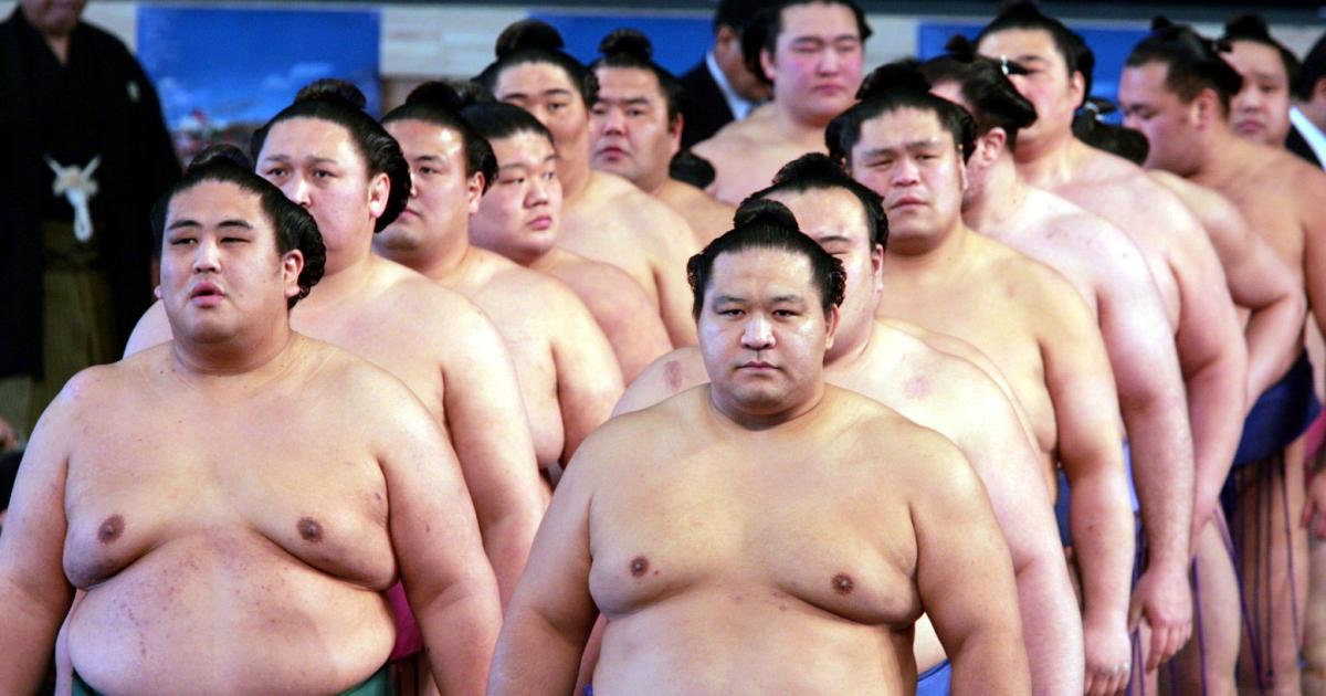 日本の力士はどんどん体重が重くなっている
