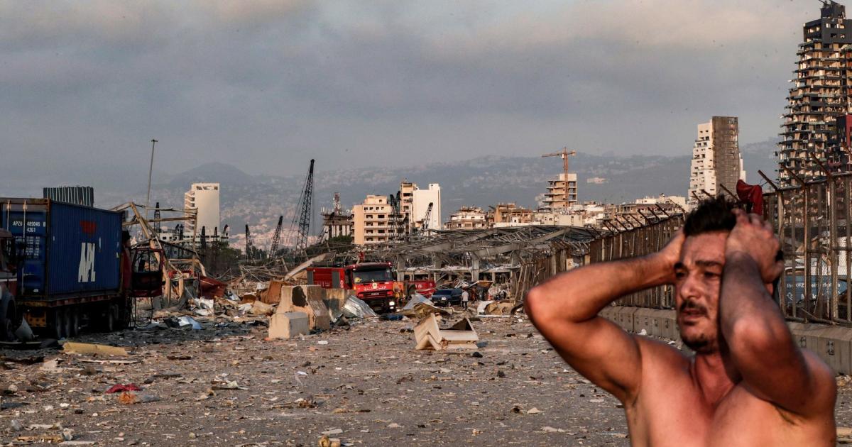 Wie im Krieg Bilder zeigen massive Zerstörung in Beirut